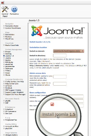 Como instalacion Joomla Fantastico